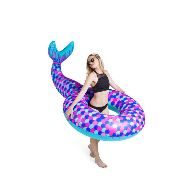 inflatable mermaid tail toy pool float